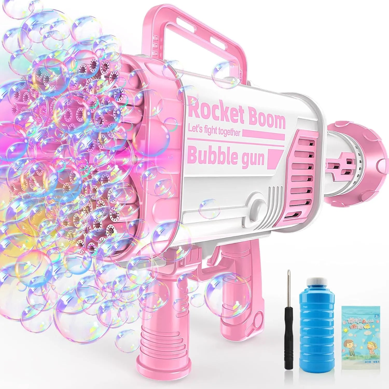 BUBBLE FUN Bazooka Gun- 60 holes